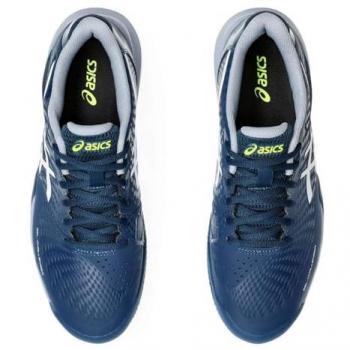 Asics Gel-Challenger 14 Zapatillas de Tierra Batida para Hombre - Azul, Blanco