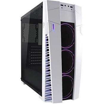 LC-Power Gaming 992W - Solar Flare Midi-Tower Negro, Blanco - Caja de Ordenador