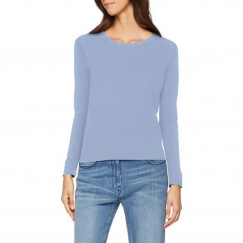 SELECTED FEMME Slfaya Cashmere LS Knit O-Neck, suéter para Mujer, Gris Plein Air, 44