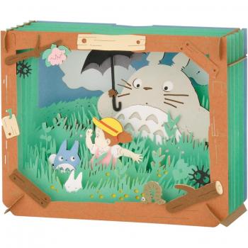 Ensky Studio Ghibli My Neighbor Totoro Paper Theater - Totoro Strolls Through The Fields (PT-062N)