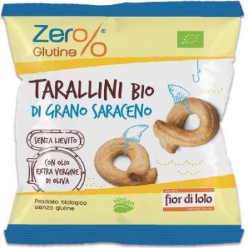 Tarallini de Trigo Sarraceno Orgánicos sin Gluten 30g