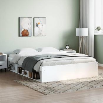 Estructura de cama blanca 150x200 cm King Size Vidaxl