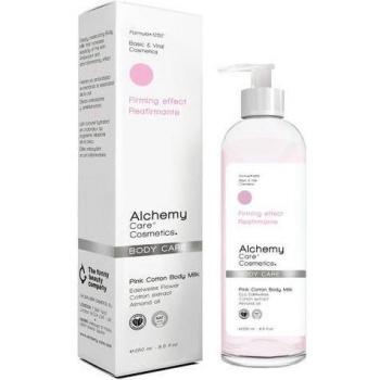 ALCHEMY CARE COSMETICS Body Care Firming Milk with Edelweiss Flower, Cotton Extract and Almond Oil 250ml Vitamin E Cold Pressed