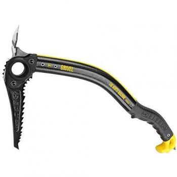 Grivel North Machine Carbon Ice Axe with Adz and Vario Shovel, Black, One Size Unisex