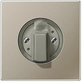 Placa central interruptor acero 0712173191 Jung