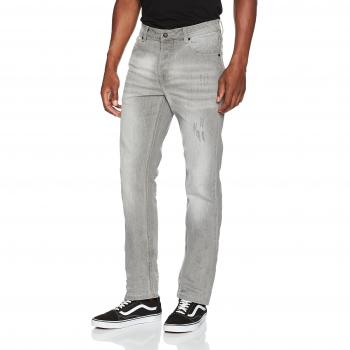 Brandit Jake Grey Denim Jeans - Male - Size 32x34