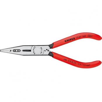 KNIPEX ALICATE KNIPEX ELECTRICISTA 13 01 160 - Pinzas de electricista, longitud de 160 mm, fabricadas en acero al cromo-vanadio, mangos ergonómicos con rec