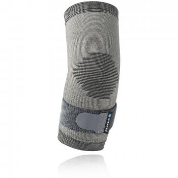 Rehband Bandagen Active Line Ellenbogen - Coderas de hockey sobre hielo, color gris, talla L/XL