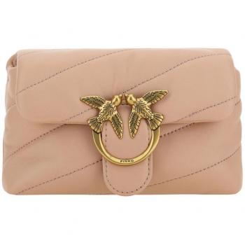 Pinko Quilted Love Puff Small Crossbody Bag