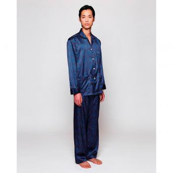 Pijama de hombre largo estampado Mirto