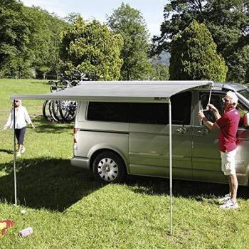 Toldo Fiamma F45S 260 cm para VW T5/T6 California, color Negro Profundo/Royal Grey