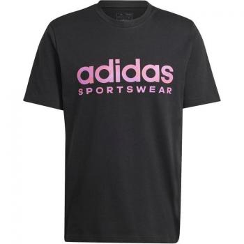 Camiseta Adidas House of Tiro Summer Linear Graphic Hombre Negro, Manga Corta, Talla XL