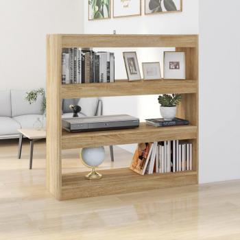 Librería/Partición Sonoma Roble 100x30x103 cm
