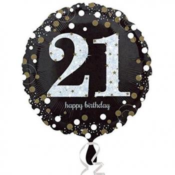 Amscan – 3323801 21st cumpleaños Foil Globos