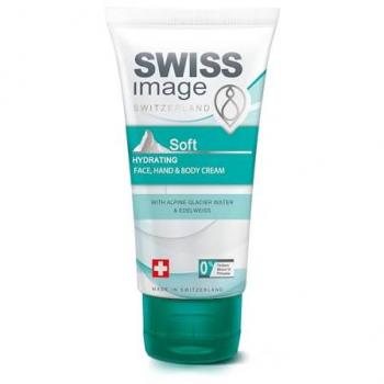 Crema Hidratante Suave Swiss Image para Rostro, Manos y Cuerpo 75 ml