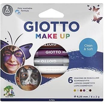 Giotto Make Up Set 6 Lápices Cosméticos Metallic Colours