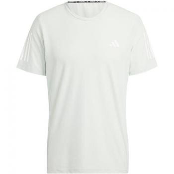 Camiseta de running Adidas Own The Run para hombre en color verde