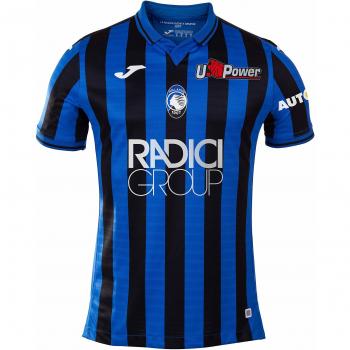 Atalanta B.C., Primera camiseta de carrera 2019/2020, Hombre, Negro / azul, 3XS