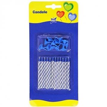 12 Los titulares velas del cumpleaños 12 - Azul