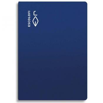 LIBRETA GRAPADA A4 PAUTA SIMPLE AZUL ESCOLOFI