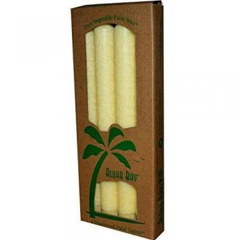 Aloha Bay Palm Tapers Cream - 4 Candles