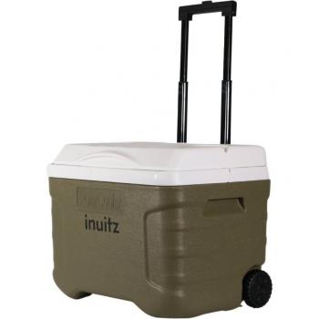 Nevera Portátil INUITZ Compact Roller 20 litros Verde con Ruedas