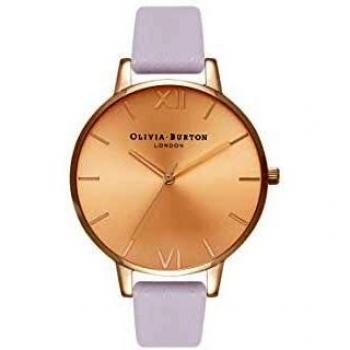 Olivia Burton Women's 38mm Rose Gold Dial Watch - OB16BD110