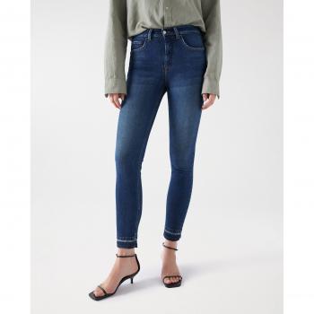 Vaquero pitillo de mujer Faith cropped skinny de tiro alto push in Salsa Jeans