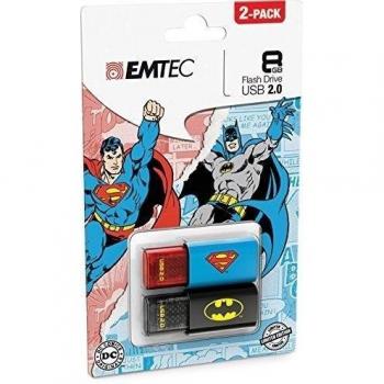 Emtec 8GB Batman/Superman - Memoria USB