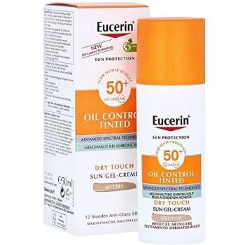 Eucerin Sun Oil Control Tinted Gel Cream SPF 50+, 50 ml, Medium