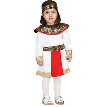 Disfraz de Faraona Egipcia para Bebé Talla 12-24 Meses - Temática Histórica: Romanos, Egipcios y Griegos - Carnaval Infantil de 1 a 2 años