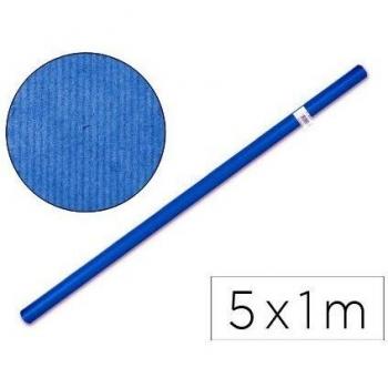 Liderpapel Papel Kraft Azul -Rollo 5X1 Mt