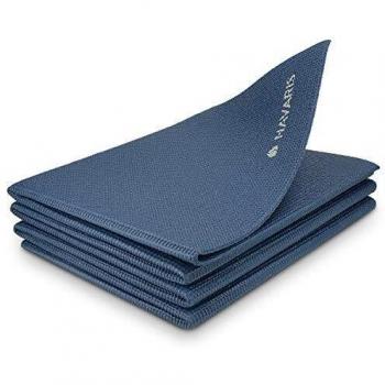 Navaris Esterilla de Yoga Antideslizante - Colchoneta de Gimnasia Plegable - 173 x 61 x 0.4 CM - Alfombra de Entrenamiento Deportes Gimnasia Pilates