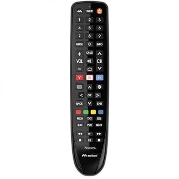 Mando a Distancia Meliconi Gumbody Personal 9+ para TV Hisense - Listo para Usar con Cuerpo de Goma Antigolpes