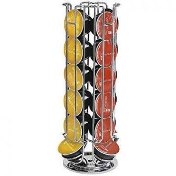 Quttin Soporte 24 Capsulas Cafe Rotatorio café, Multicolor, Universale