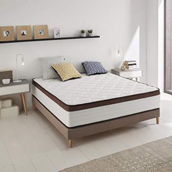 Moonia - Colchón Viscoelástico 105x180CM - Colchón de Alta Durabilidad - Colchón Antiacaros - Grosor +/- 30 cm - Modelo Royal Multicare