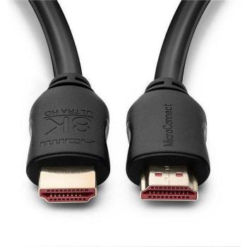 Cable HDMI 2.1 de 4 metros, soporte 8K a 120Hz y ancho de banda de 48Gb/s, conector tipo A, color negro