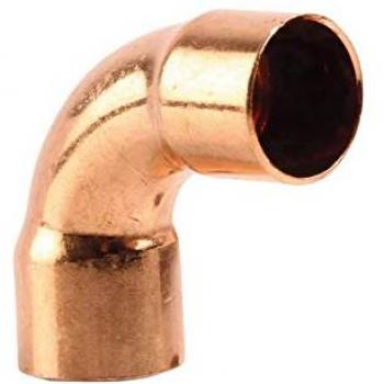 Codo de Cobre 90° Tipo 5002a para Soldar, DVGW, 15 mm
