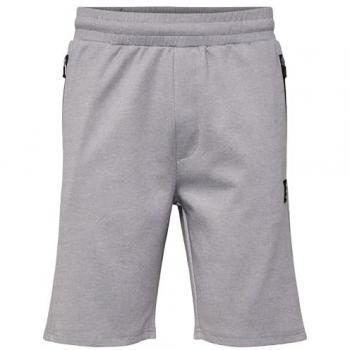 Shorts Hummel Interval Gris Melange para Hombre - Talla S