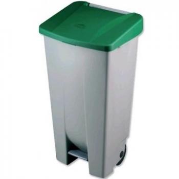 Denox DEN046 Contenedor Selectivo 80 litros, Verde, 490x415x735 mm