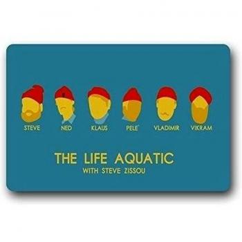 Doormat No.01 Custom The Life Aquatic with Steve Zissou Custom Decorative Doormat