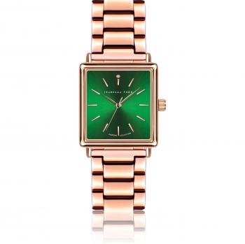 Isabella Ford Elisabeth Silver and Rose Gold Women's Watch - 26x28 mm