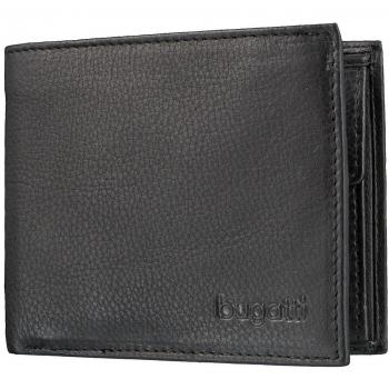 SEMPRE bolso Bugatti con compartimiento para la tarjeta, 10 cm, negro