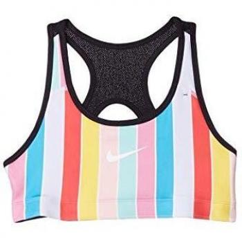 NIKE G Cl Reversible Bra FB, Niñas, Black/White/White, L