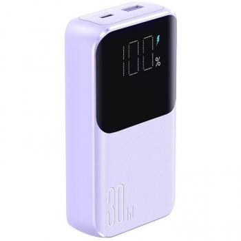 Mini Power Bank Joyroom JR-PBC07 20000mAh 30W con Cables Integrados - Morado