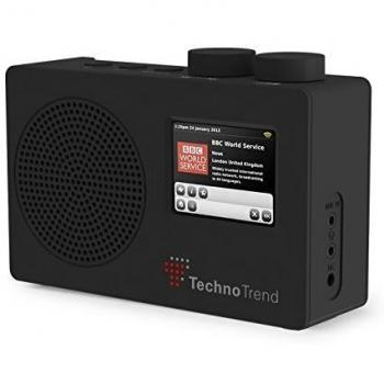 TechnoTrend - Radio portátil Dab/Dab+/FM con Pantalla a Color.