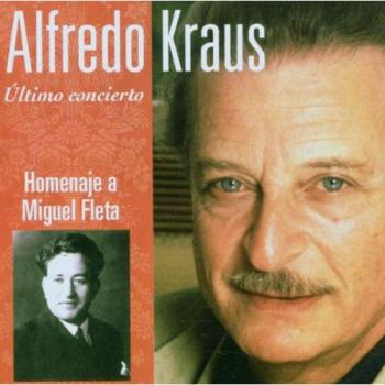 Homenaje A Miguel Fleta. Alfredo Kraus