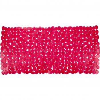 WENKO 20260100 Esterilla para bañera Paradise rojo, Plástico, Rojo