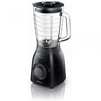 Philips HR2173/90 - Batidora con jarra de cristal, 2 l, varias velocidades y función Pulse Problend 5, 600 W