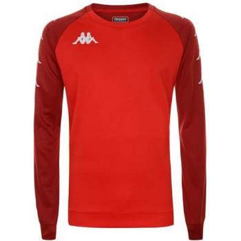 Kappa Unisex Adult Red Parme Sweatshirt